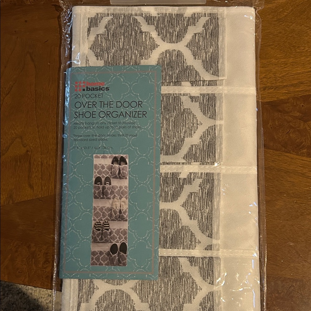 FREE NWT Home Basics Over-the-Door Shoe Organizer